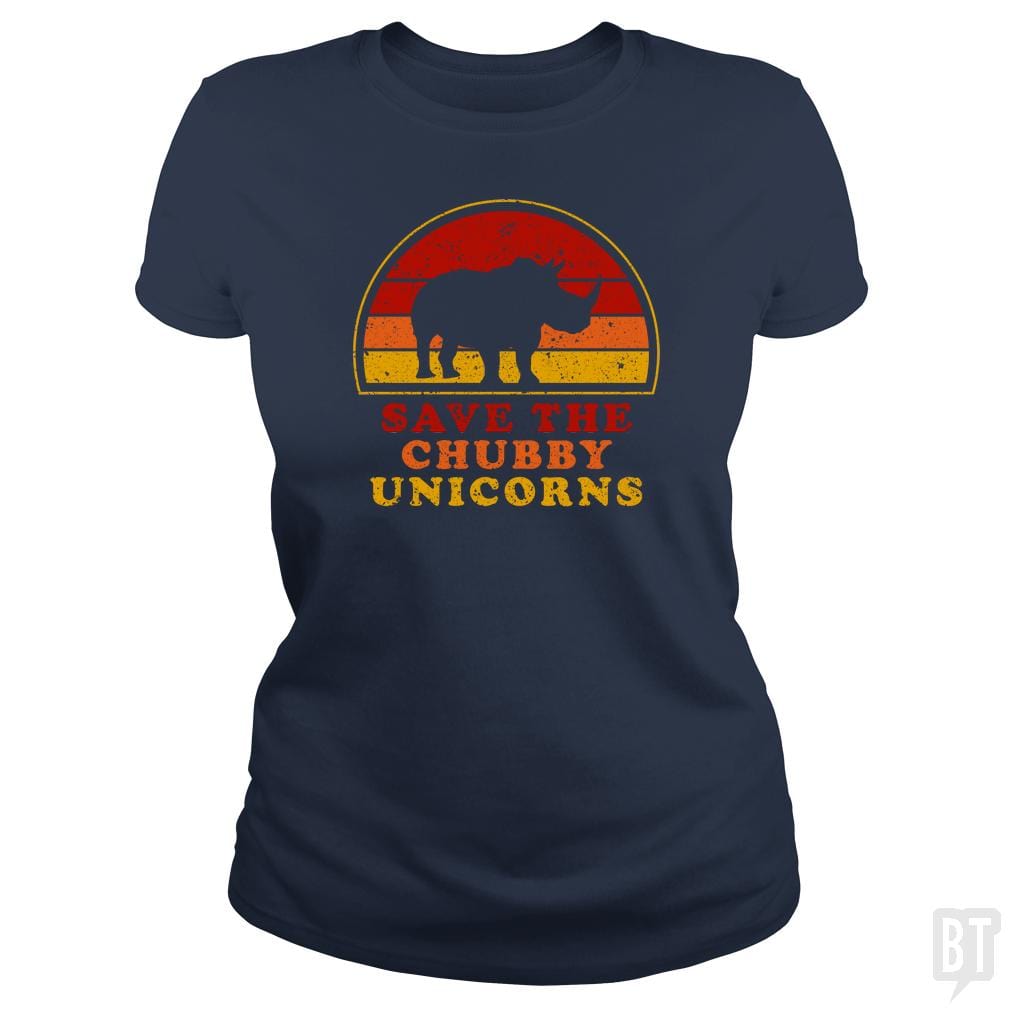 Save The Chubby Unicorns - BustedTees.com