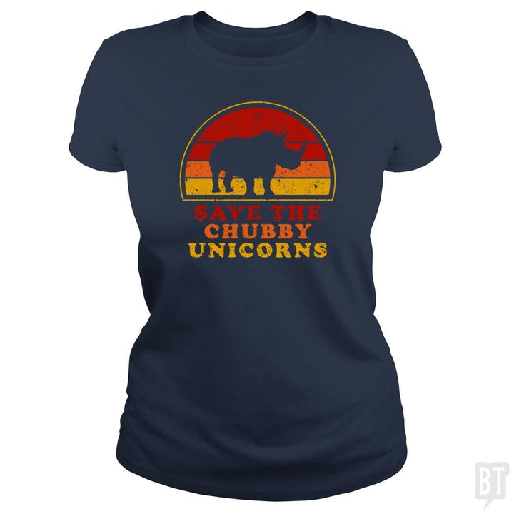 Save The Chubby Unicorns - BustedTees.com