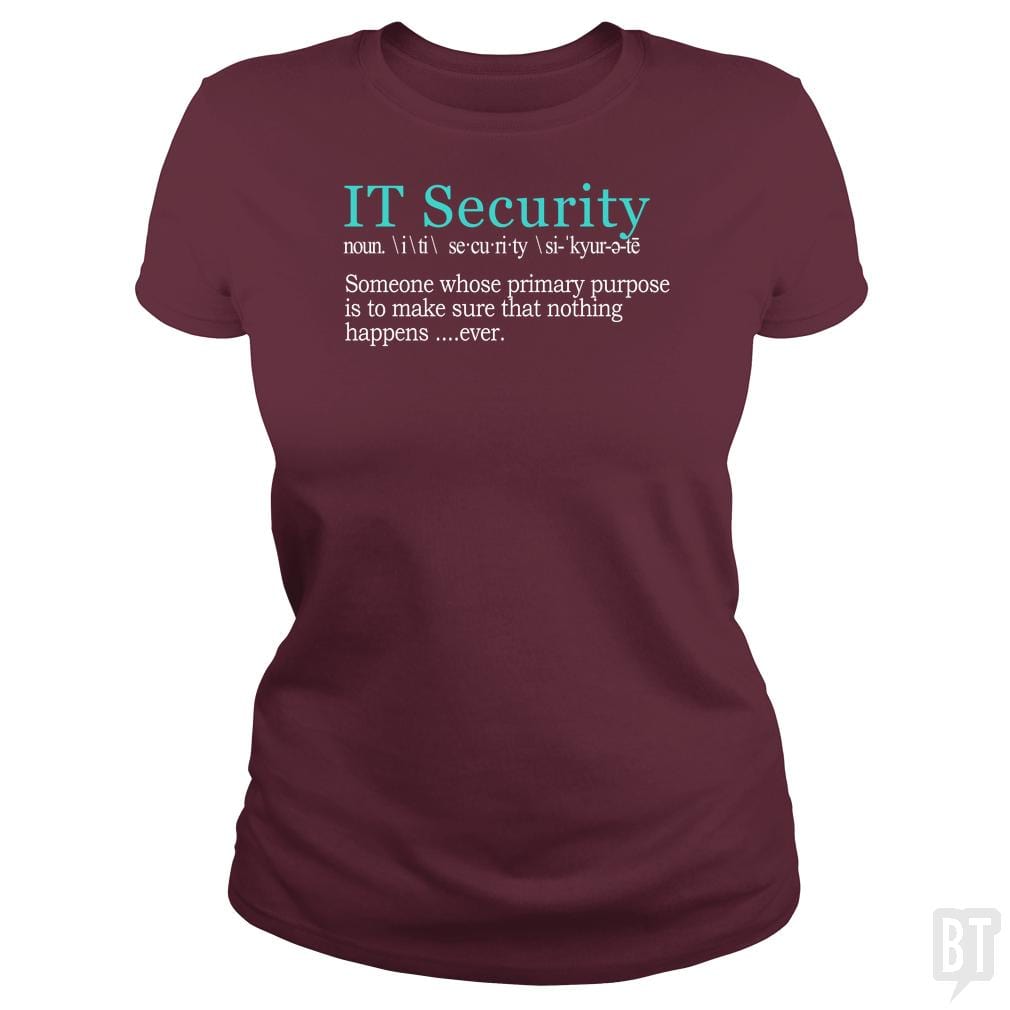 Best Funny IT Security Cybersecurity Definition Gi - BustedTees.com