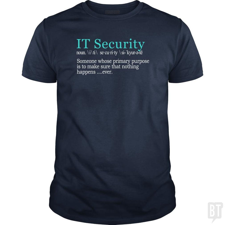 Best Funny IT Security Cybersecurity Definition Gi - BustedTees.com