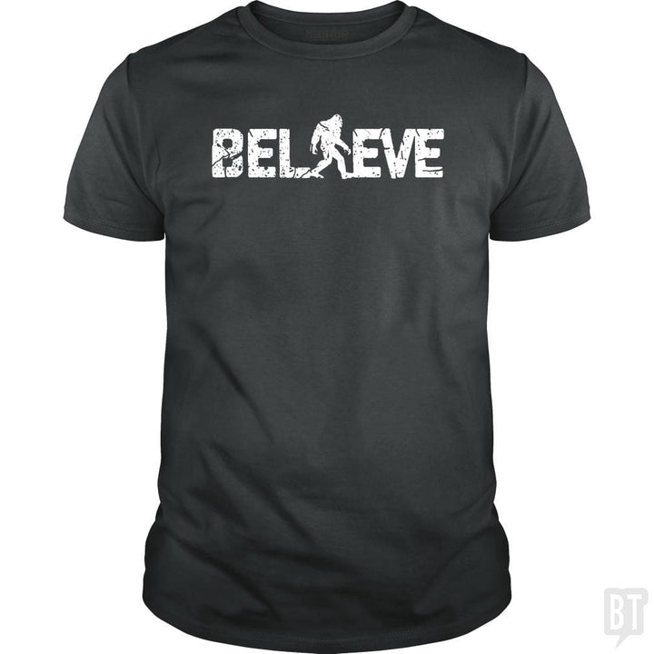 Believe Bigfoot - BustedTees.com