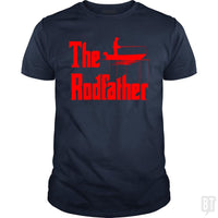 Load image into Gallery viewer, The Rodfather. Funny Fishing Tshirt for Fisherman - BustedTees.com

