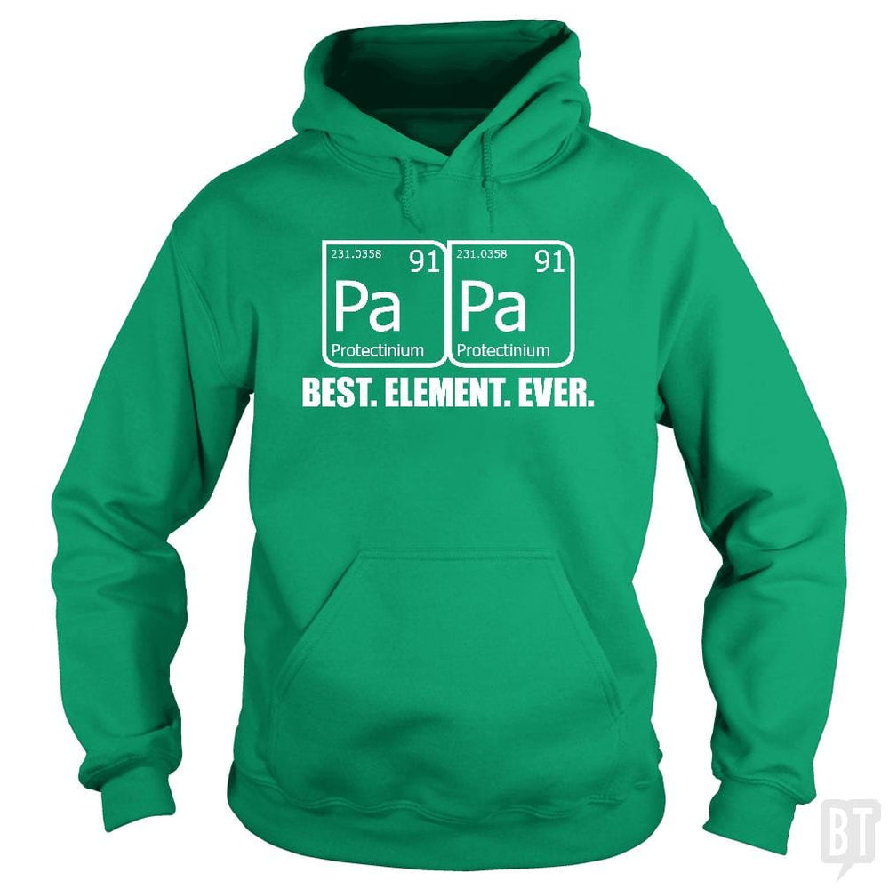 PAPA BEST ELEMENT EVER Funny Father's Day Grandpa - BustedTees.com