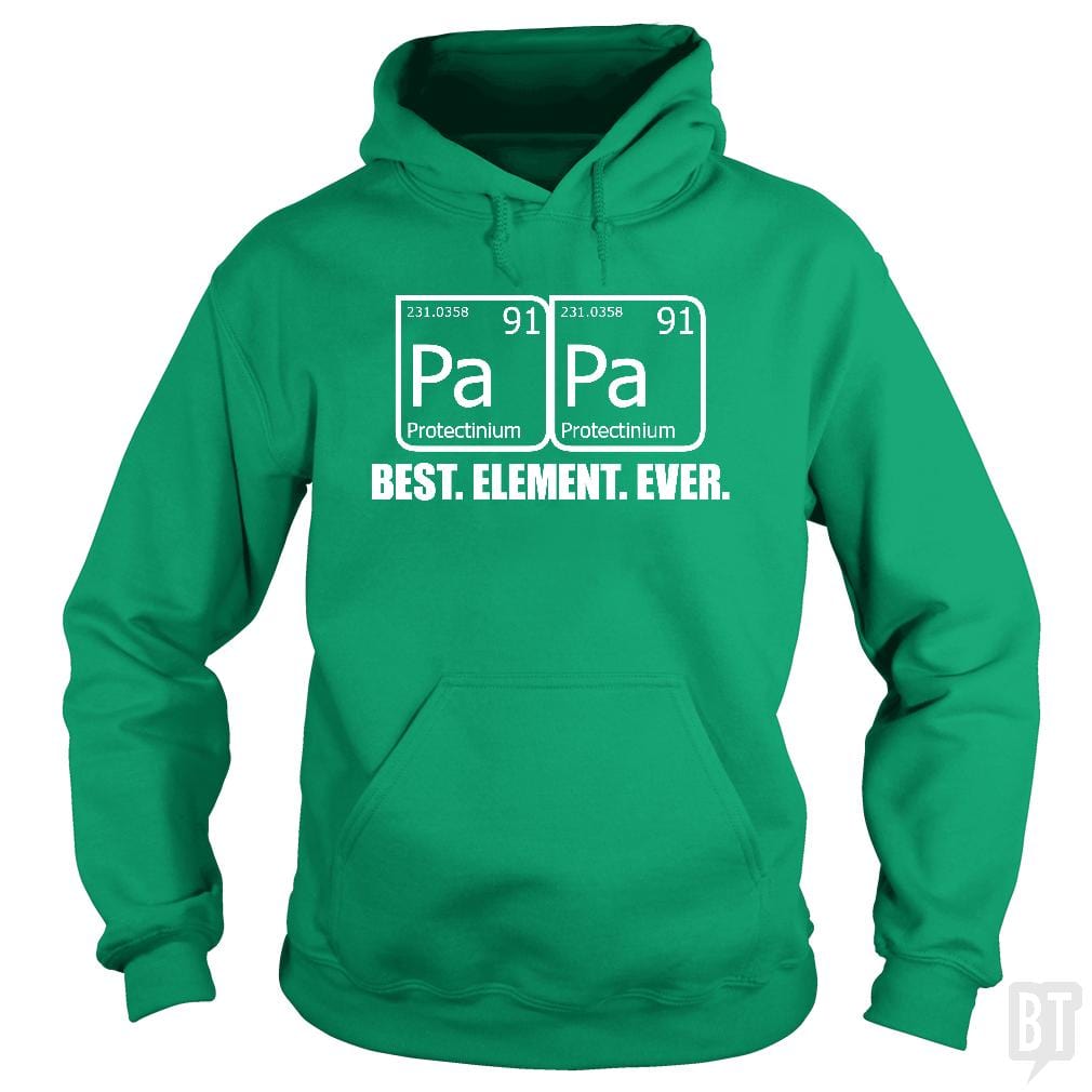 PAPA BEST ELEMENT EVER Funny Father's Day Grandpa - BustedTees.com