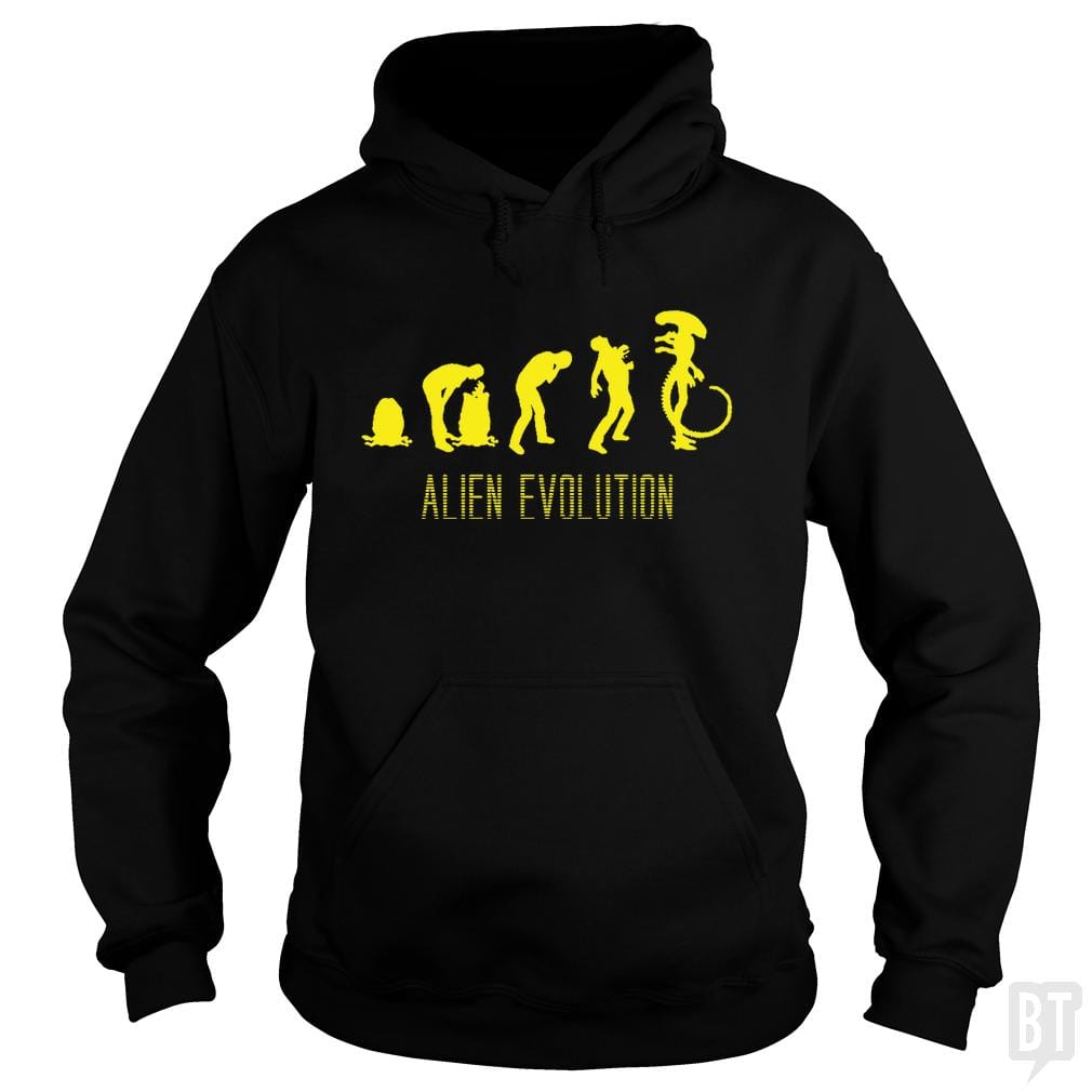 Alien Evolution - BustedTees.com