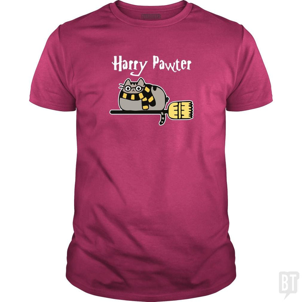 Harry Pawter Shirt Paw Cat Lover Fantasy - BustedTees.com