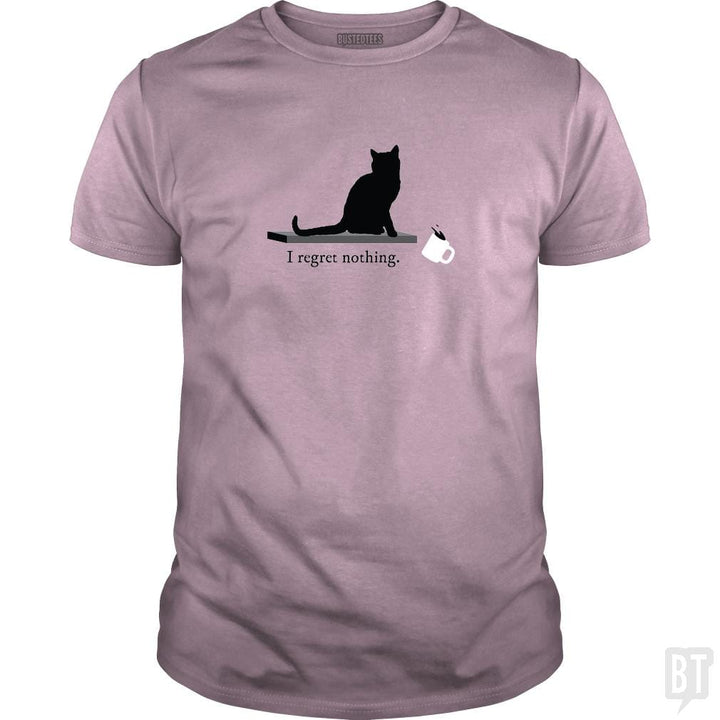 I Regret Nothing Cat - BustedTees.com