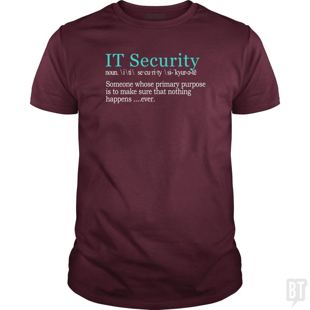 Best Funny IT Security Cybersecurity Definition Gi - BustedTees.com
