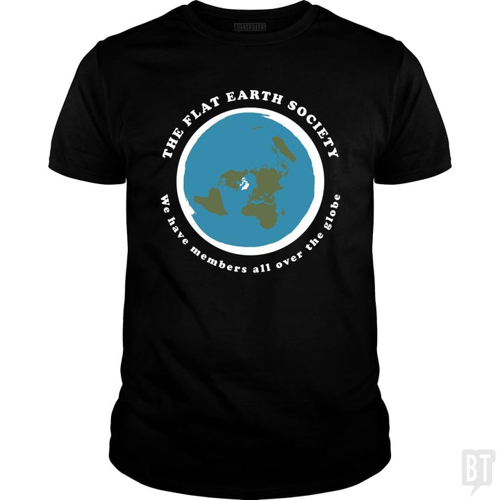 Flat Earth Society - BustedTees.com