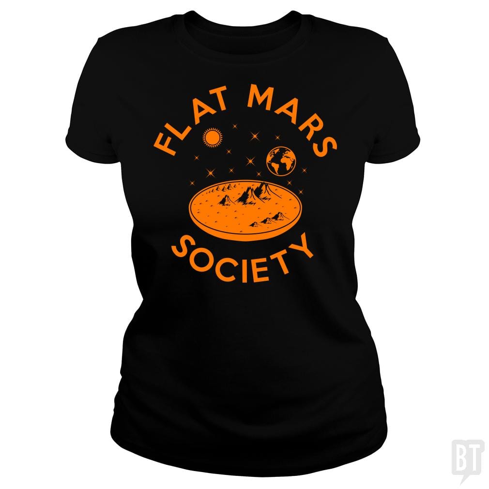Flat Mars Society - BustedTees.com