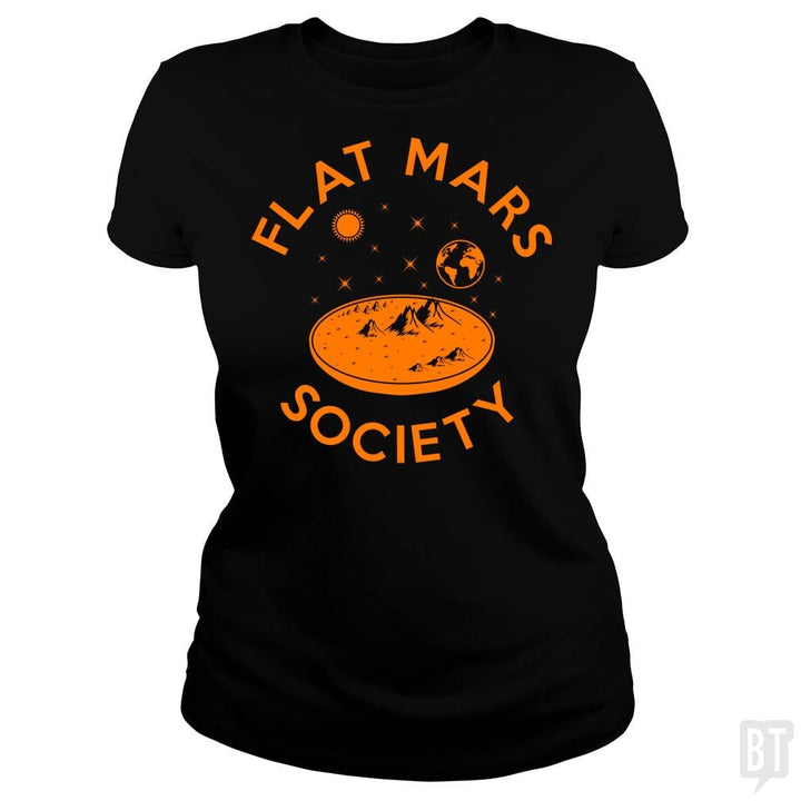Flat Mars Society - BustedTees.com