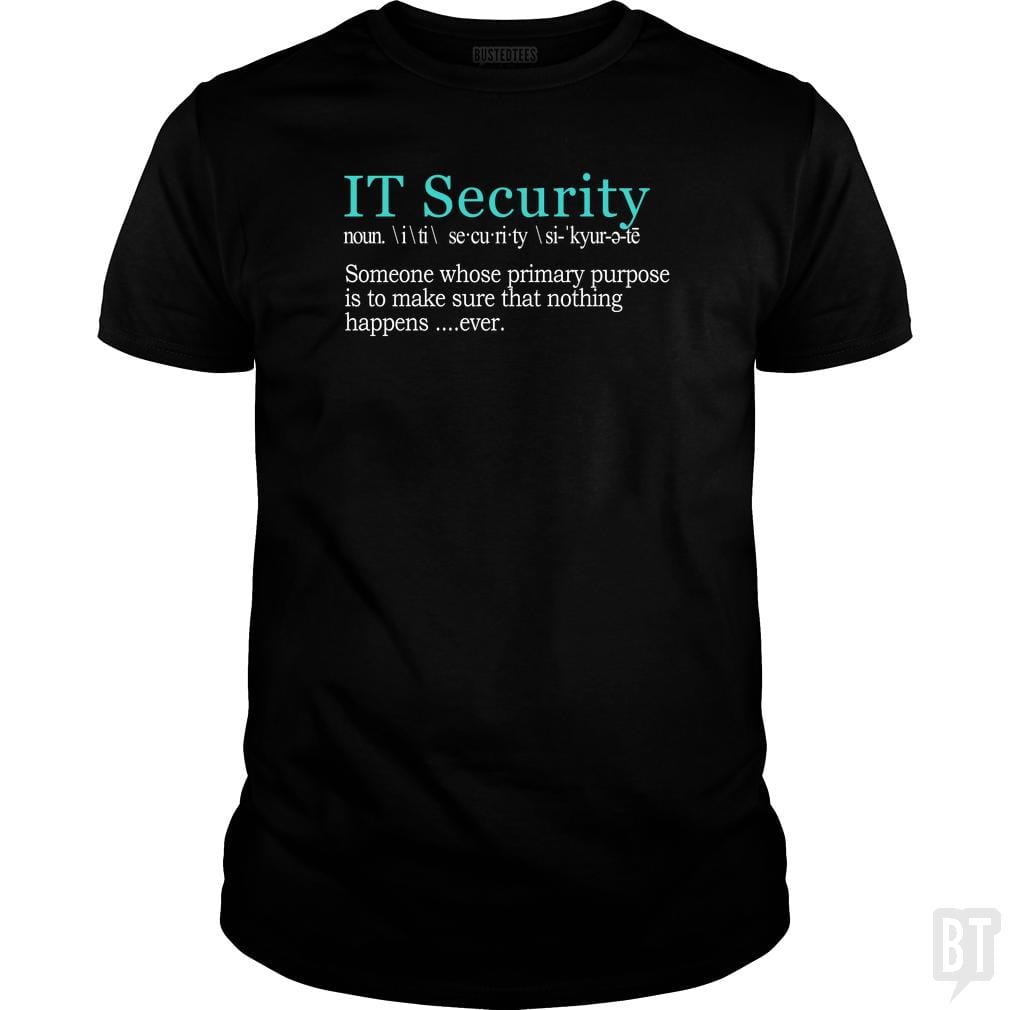 Best Funny IT Security Cybersecurity Definition Gi - BustedTees.com