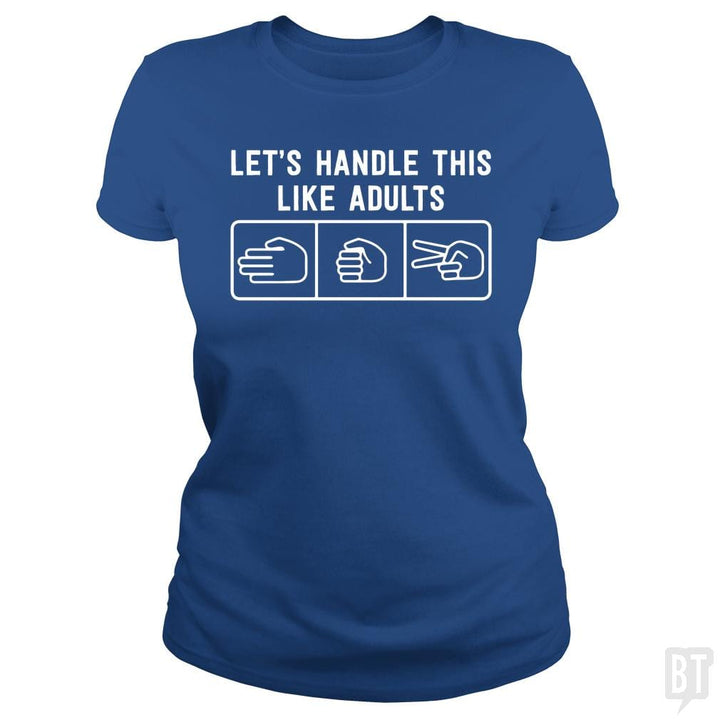 Rock Paper Scissors - BustedTees.com