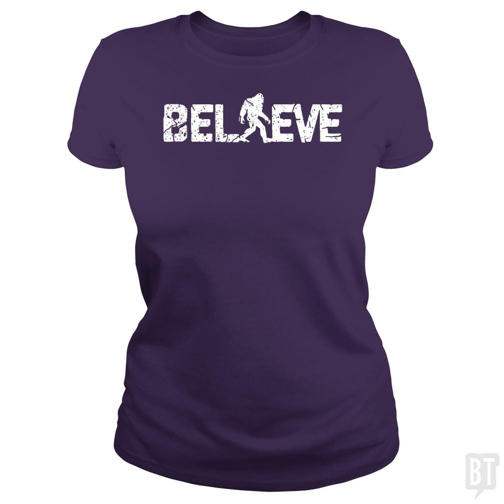 Believe Bigfoot - BustedTees.com