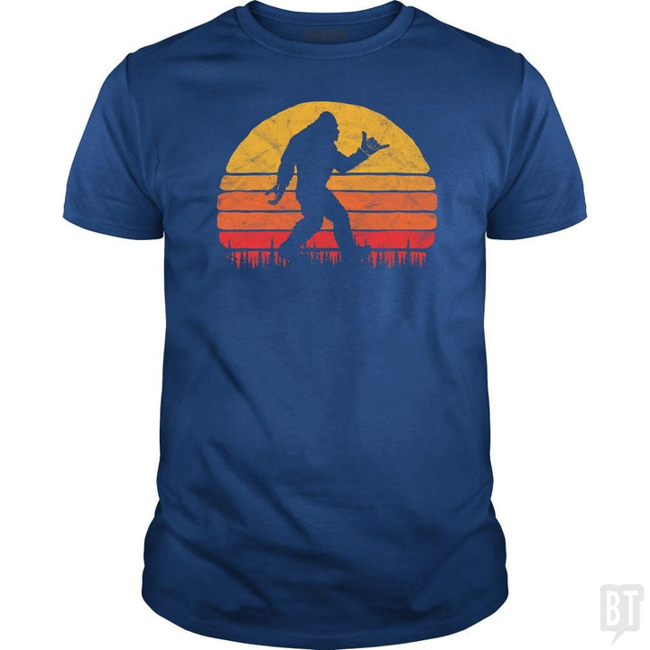 Funny Shaka Aloha Bigfoot Surfer Shirt - Believe D - BustedTees.com