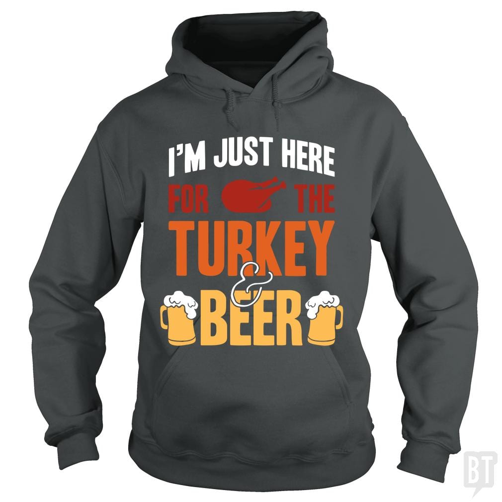 Turkey And Beer - BustedTees.com