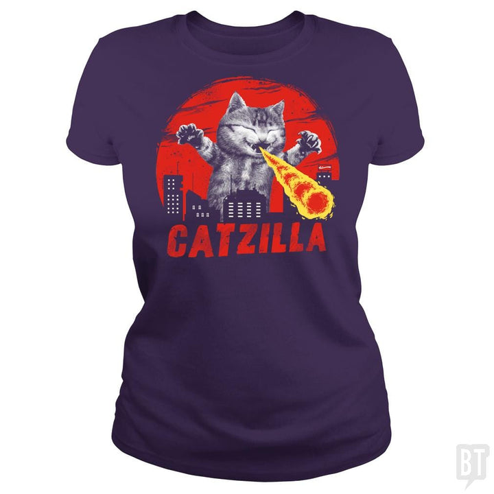 Catzilla - BustedTees.com