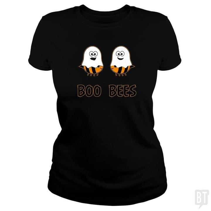 Boo Bees Halloween Ghosts and Bees - BustedTees.com