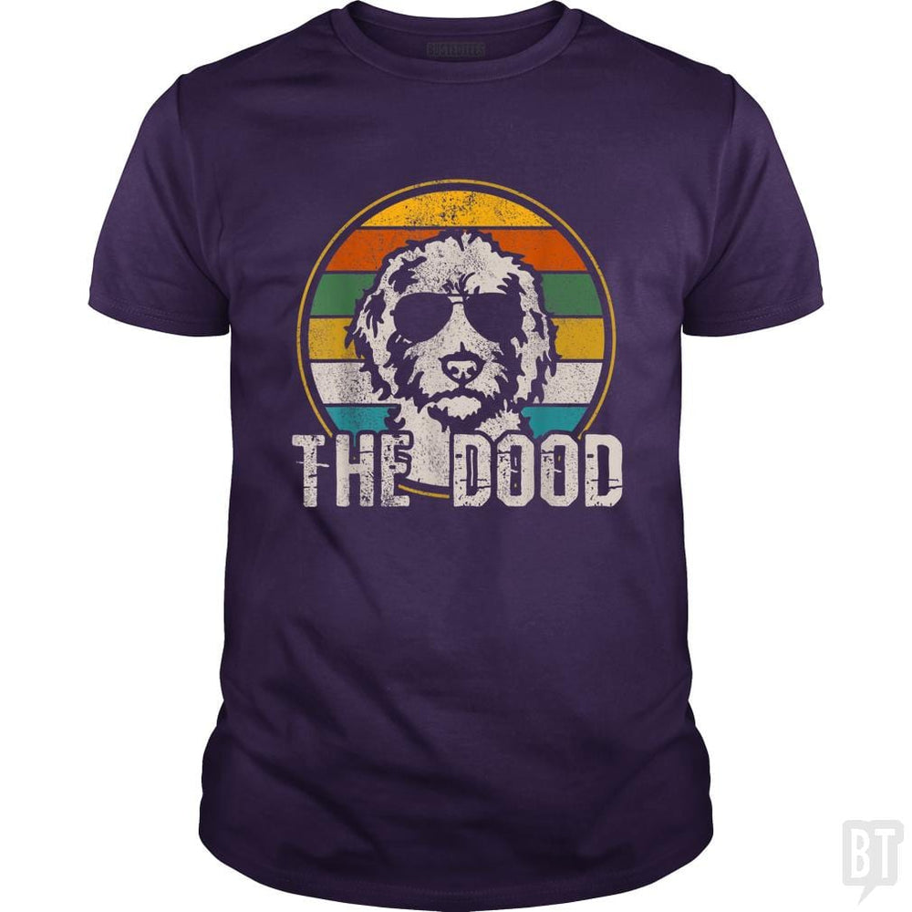 The Dood Vintage Retro Dog - BustedTees.com
