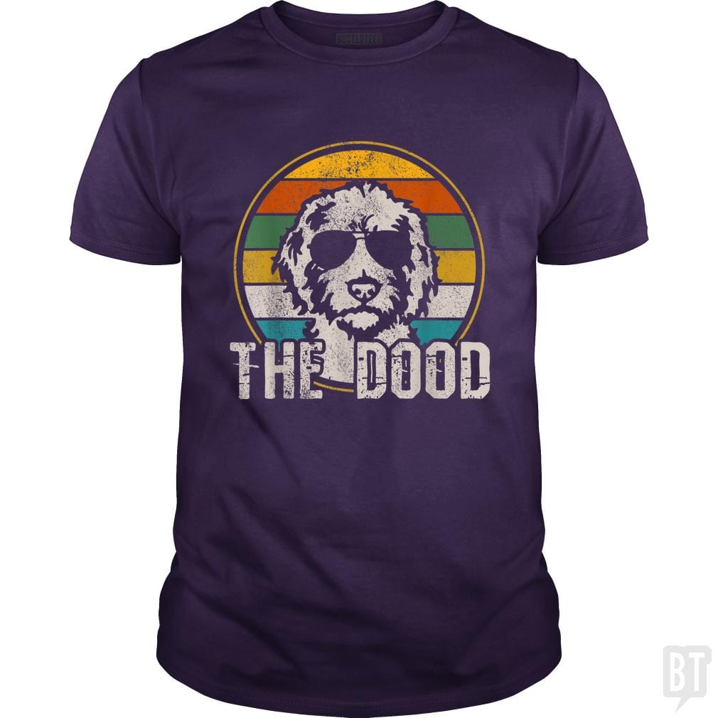 The Dood Vintage Retro Dog - BustedTees.com