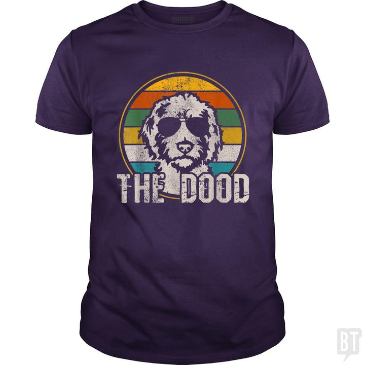 The Dood Vintage Retro Dog - BustedTees.com