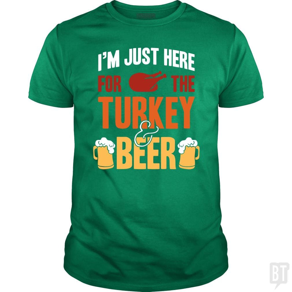 Turkey And Beer - BustedTees.com
