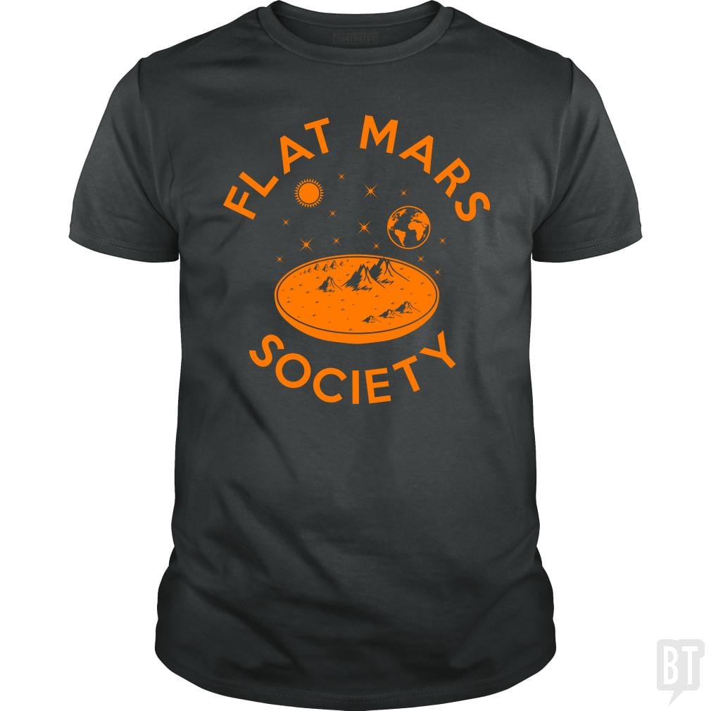 Flat Mars Society - BustedTees.com