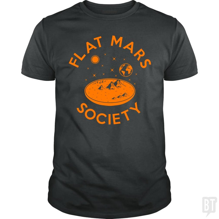 Flat Mars Society - BustedTees.com
