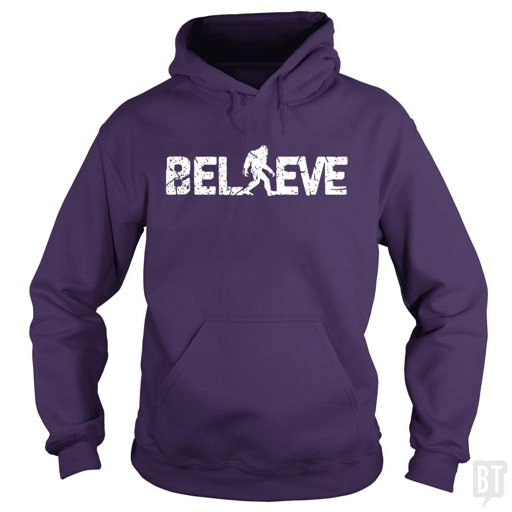 Believe Bigfoot - BustedTees.com