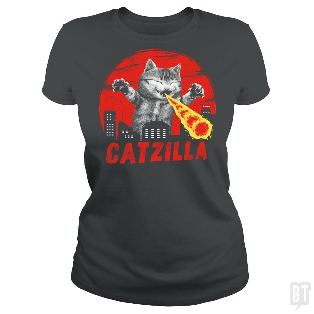 Catzilla - BustedTees.com