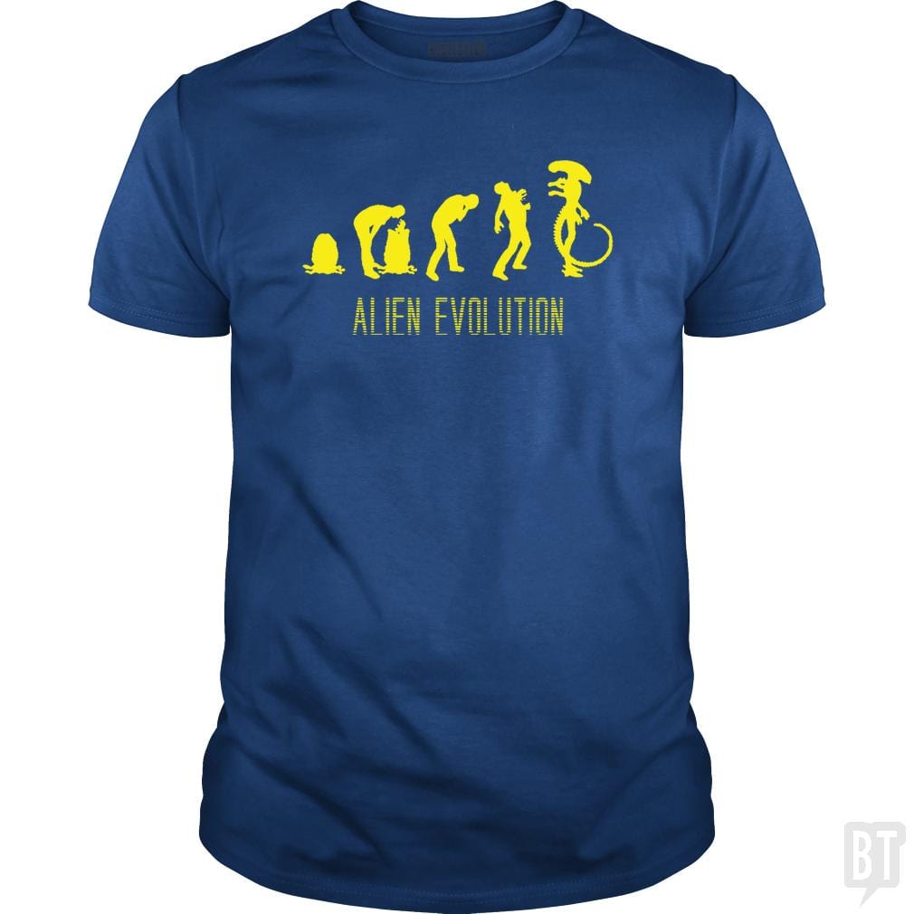 Alien Evolution - BustedTees.com