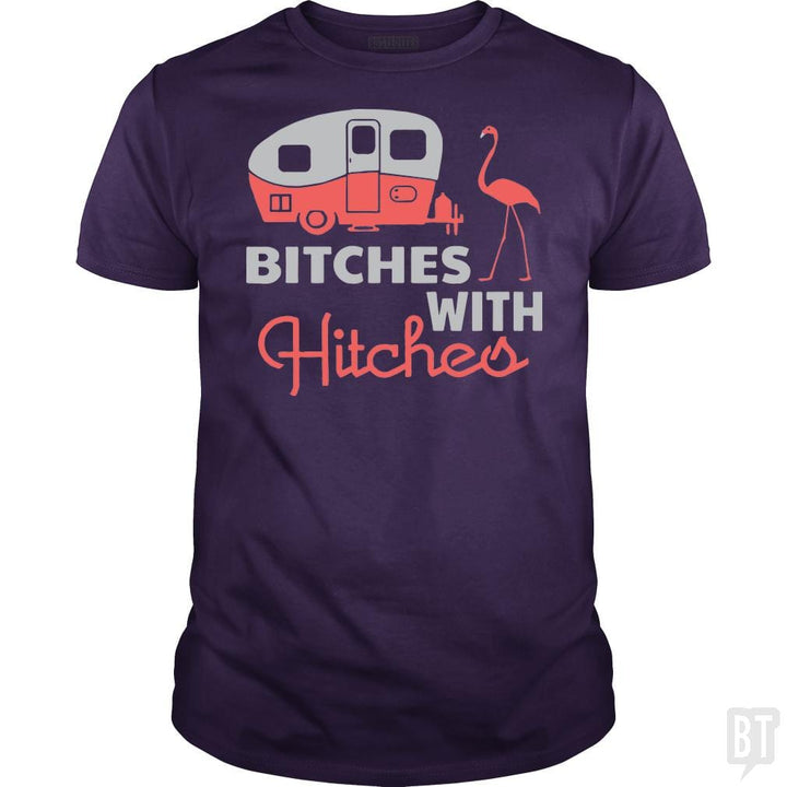 Bitches with hitches t shirt - BustedTees.com