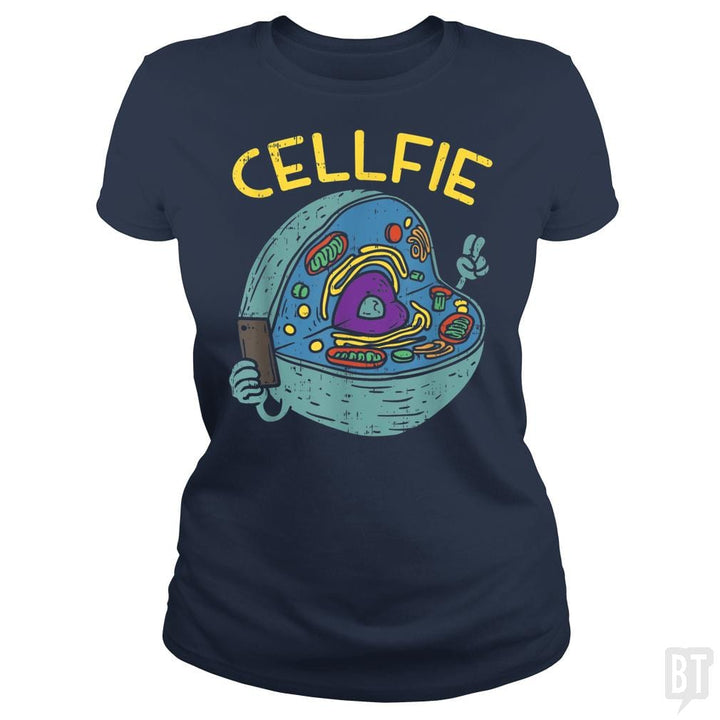 Cell Fie Funny Science Biology Teacher - BustedTees.com