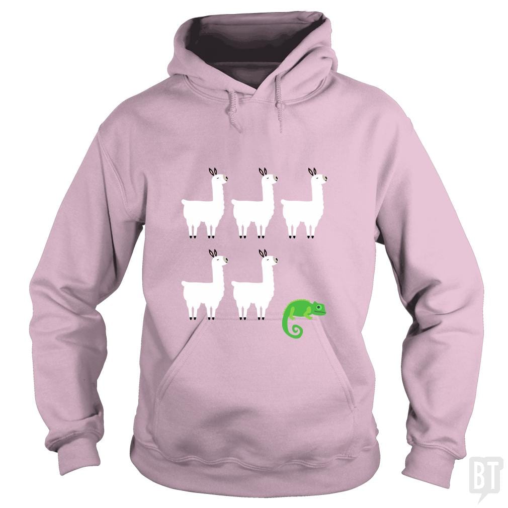 Llama, Llama, Llama, Llama, Llama, Chameleon - BustedTees.com