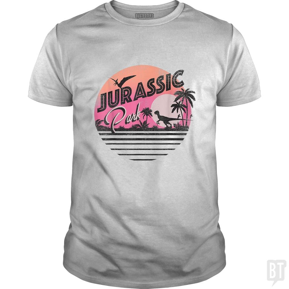 Retro 90's Dinosaur Scene - BustedTees.com