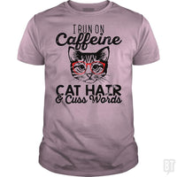 Load image into Gallery viewer, i run on cafeeine t shirt - BustedTees.com
