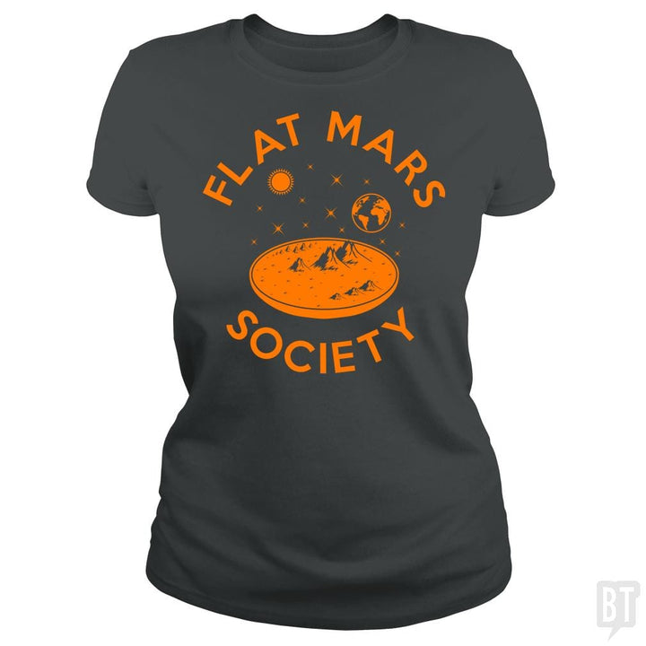 Flat Mars Society - BustedTees.com