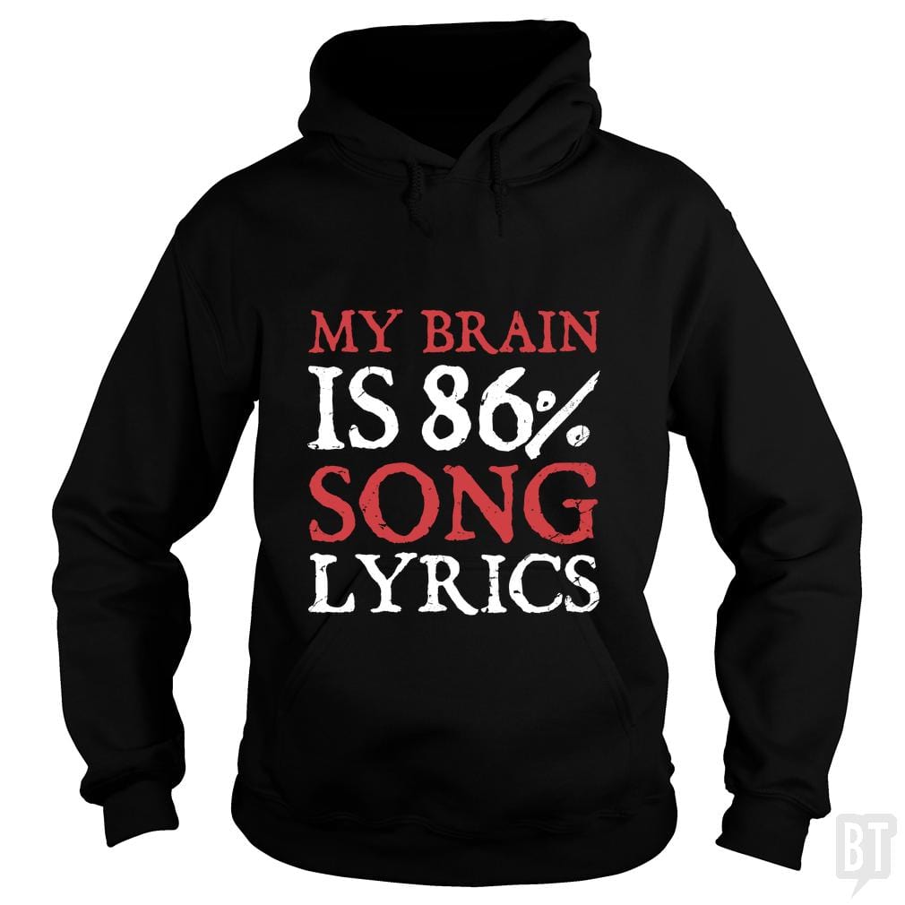 Lyrics Brain - BustedTees.com