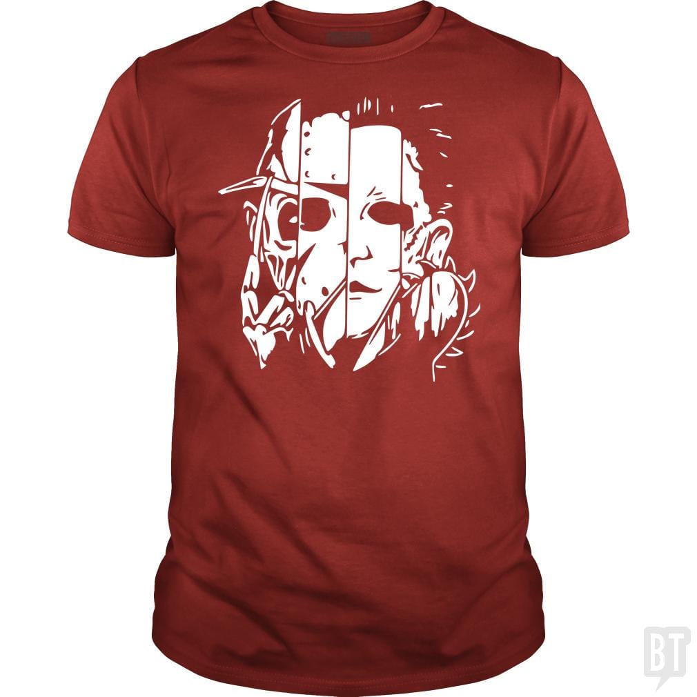 Horror Movie Mashup T Shirt - BustedTees.com