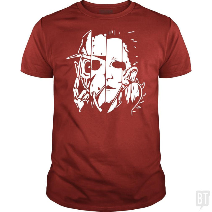Horror Movie Mashup T Shirt - BustedTees.com