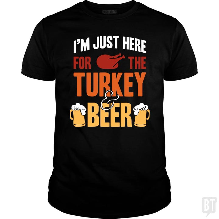 Turkey And Beer - BustedTees.com
