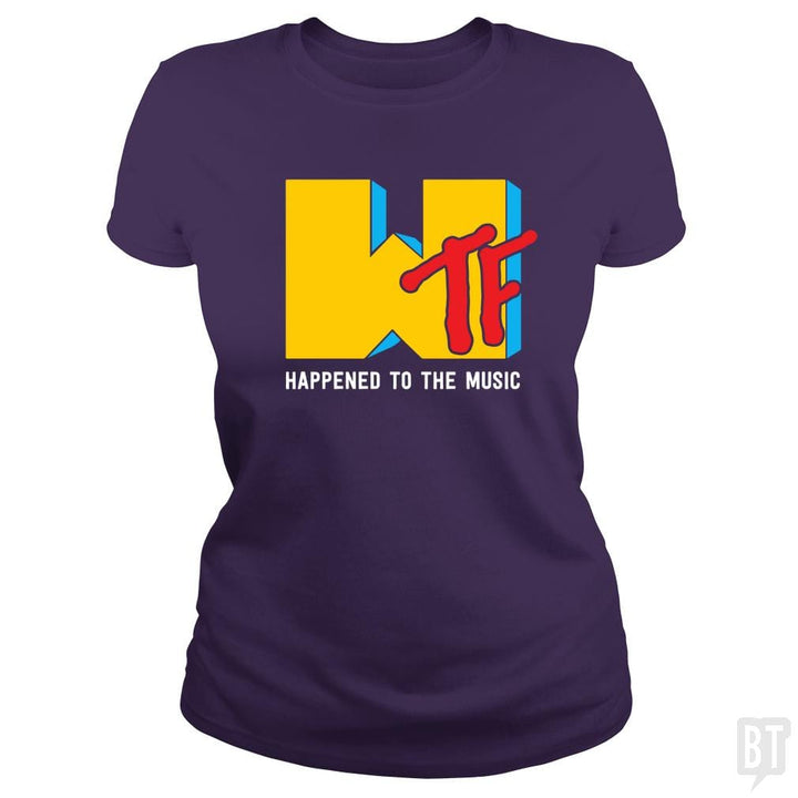 WTF Music - BustedTees.com