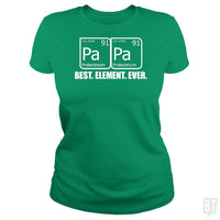 Load image into Gallery viewer, PAPA BEST ELEMENT EVER Funny Father&#39;s Day Grandpa - BustedTees.com
