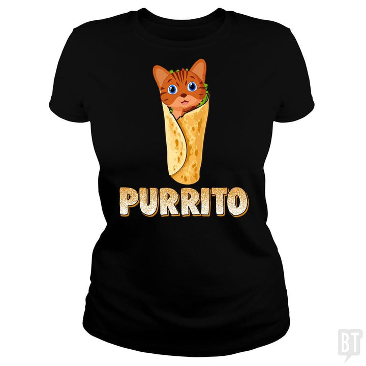 Purrito Cat - BustedTees.com