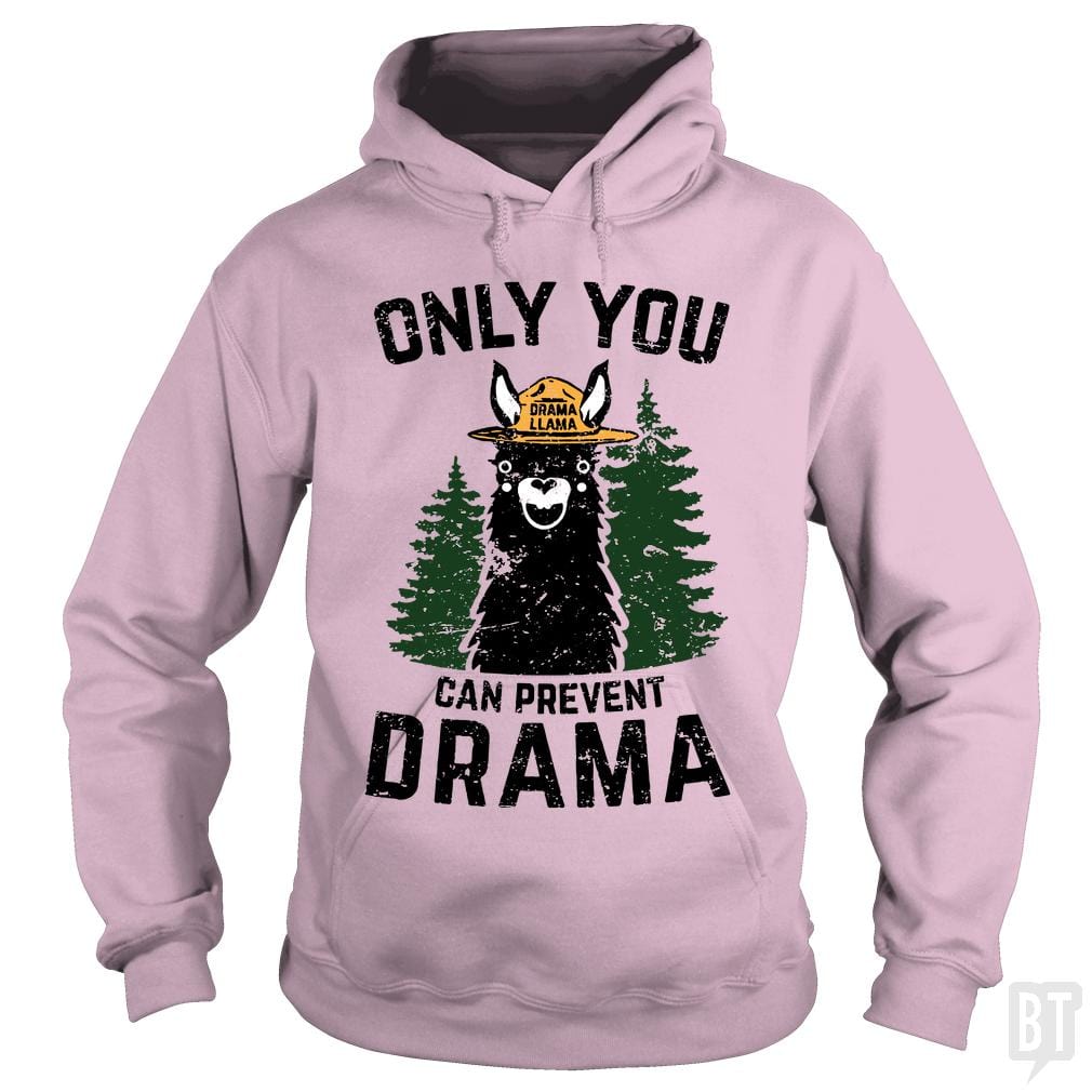 Only You Can Prevent Drama Llama Smokey Parody Bea - BustedTees.com