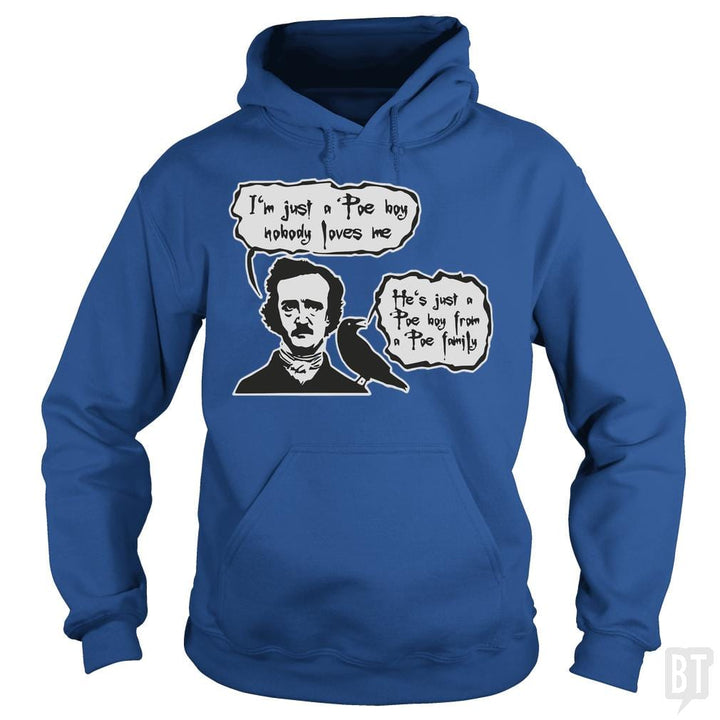 Bohemian Poe, Edgar Allan Poe, Raven - BustedTees.com