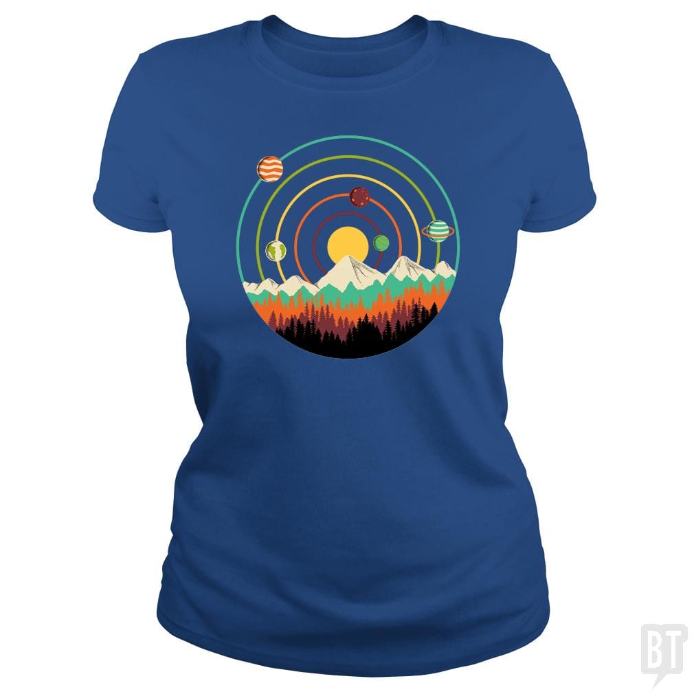 Planets Lanscape - BustedTees.com