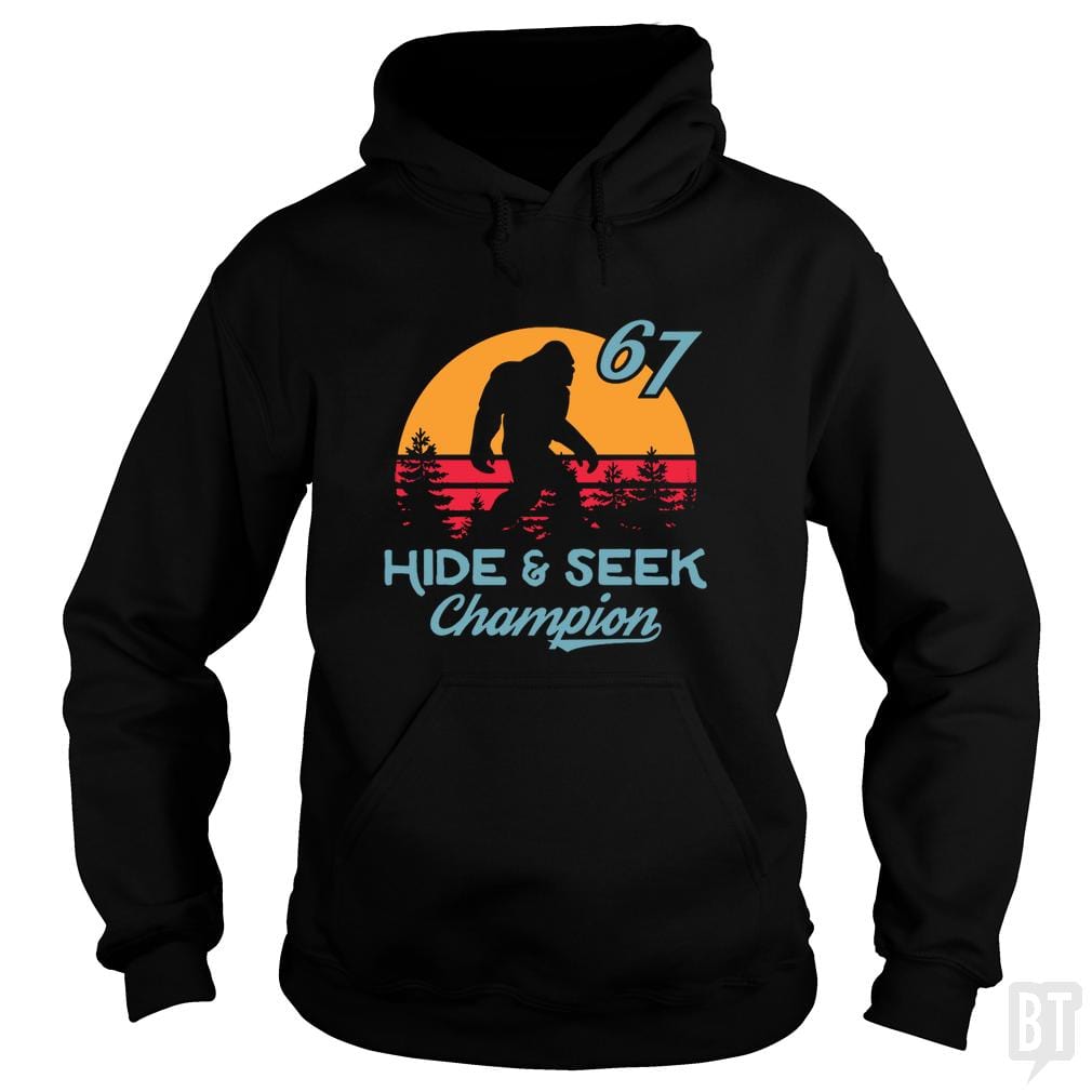 Bigfoot Real Hide And Seek Champion - BustedTees.com