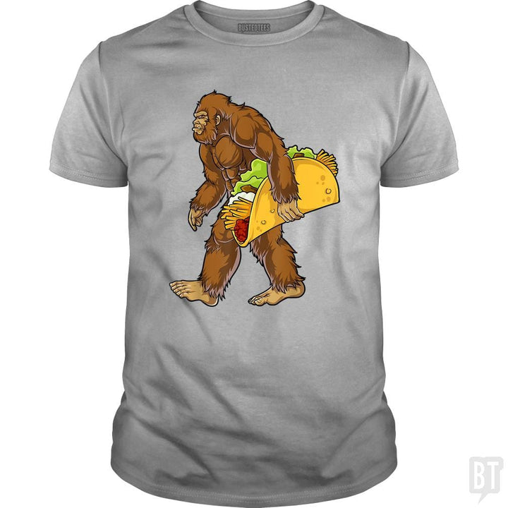Bigfoot Carrying Taco - BustedTees.com