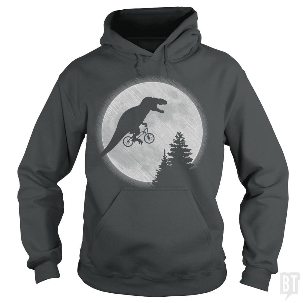 Dino Goes To The Moon - BustedTees.com